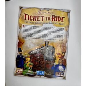 Days of Wonder Ticket to Ride Board Game Instructions Manual Replacement Rules